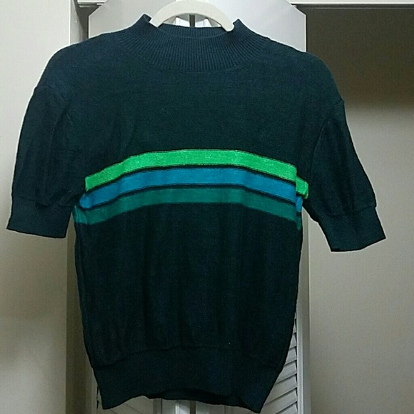 Free People Tops - Dark Forest Green Free People knit shirt